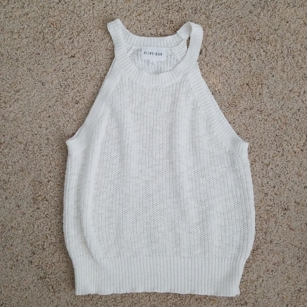 Sweater Knit Halter Top